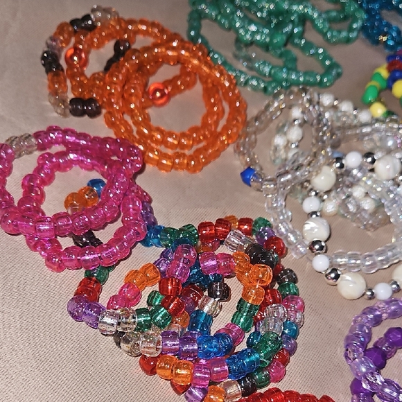 Colorful Beaded Bracelets Set - Picture 3 of 5